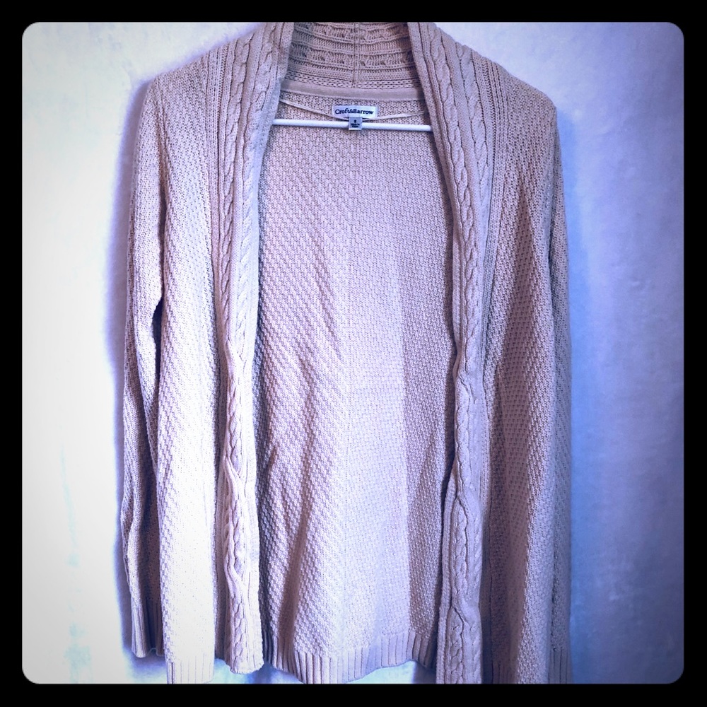 Croft & barrow open front cardigan